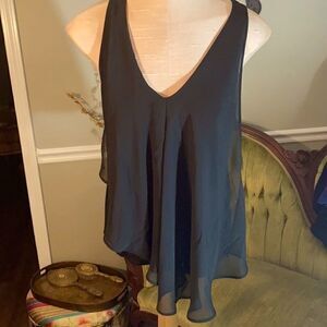 Converse-One Star, fashion tank blouse. Women’s M.